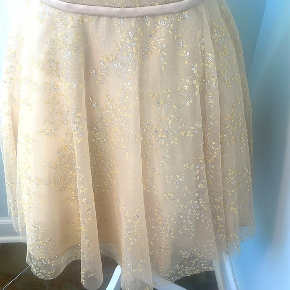 Terani Couture NWT Champagne Tulle Cocktail Dress Wedding Guest Size 6 - Picture 7 of 16